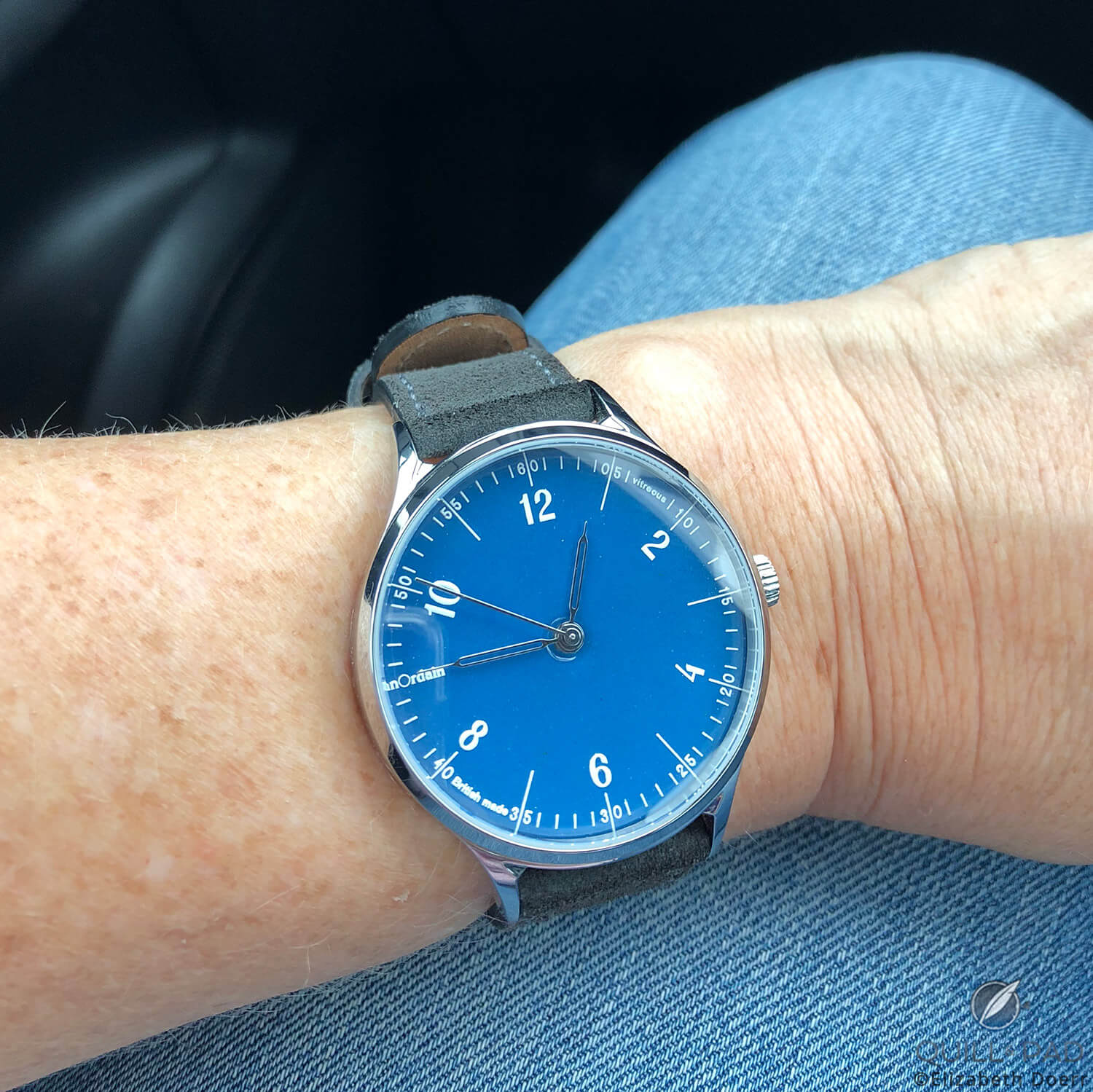 anOrdain Model 1 on the wrist