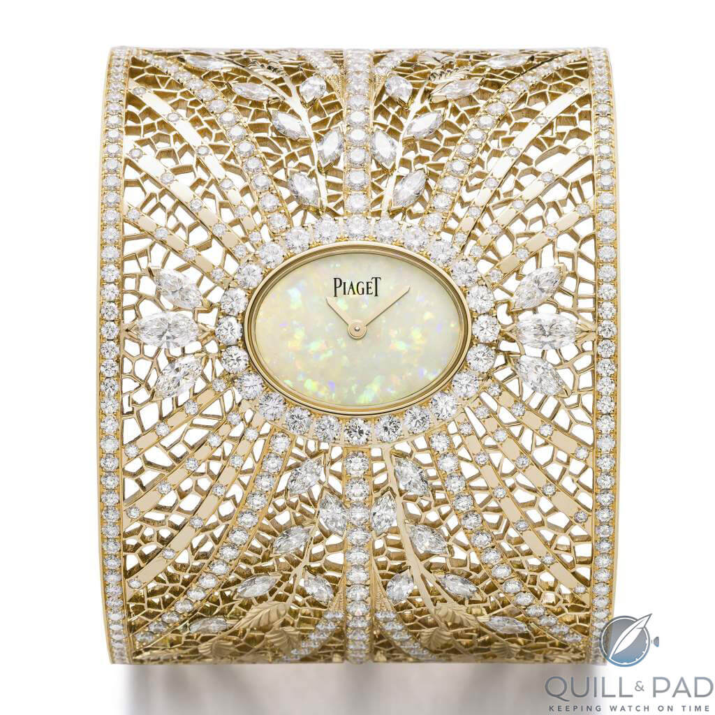 Piaget High Jewellery Cuff Watch Dentelle D’Or