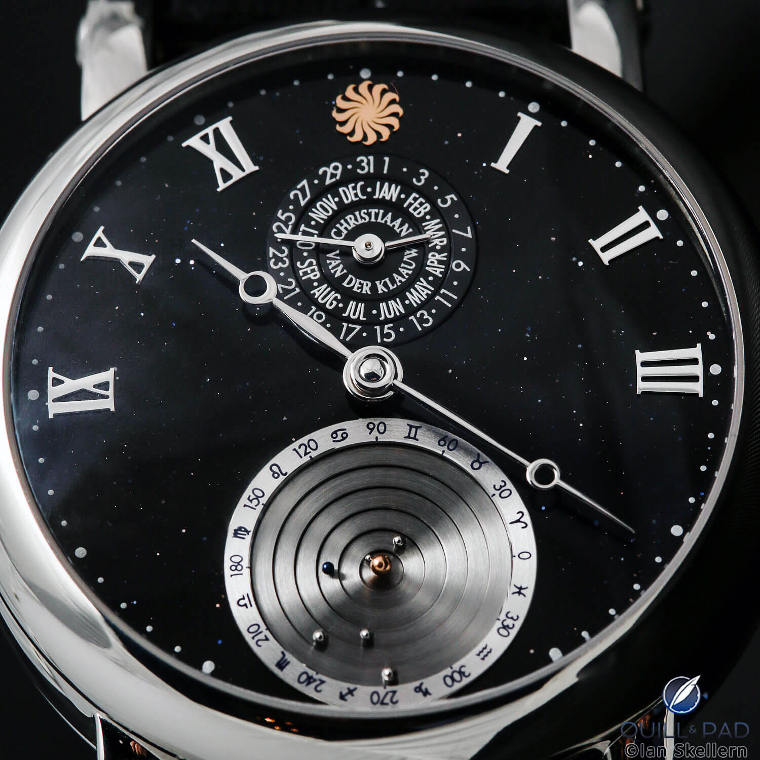 Christiaan van der Klaauw Real Moon Black Aventurine dial