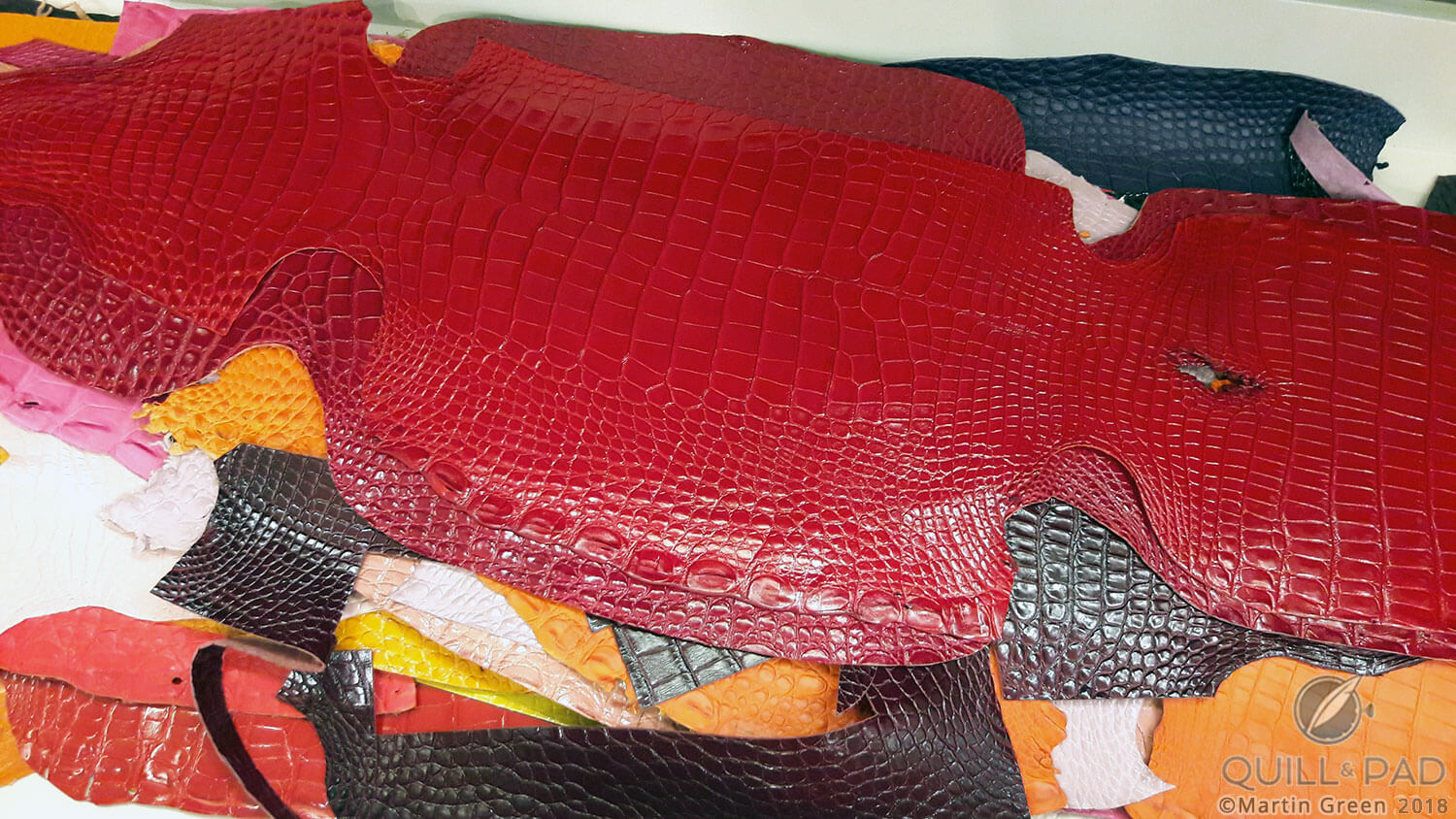Alligator leather at Jean Rousseau, London