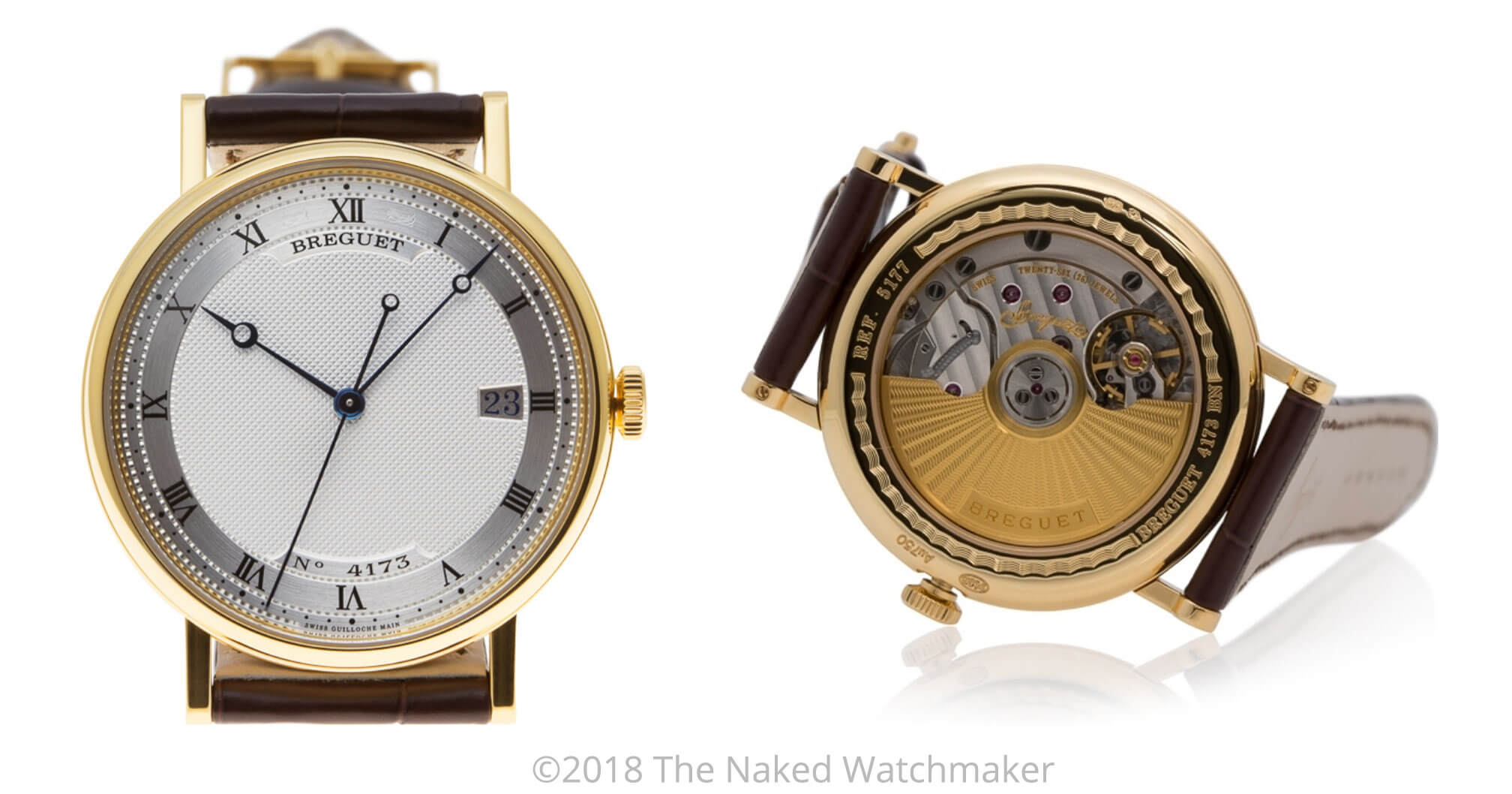 Breguet Classique 517 dial and movement sides