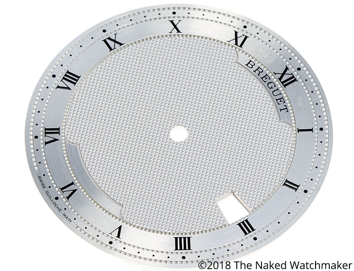 Hand guilloche dial of the Breguet Classique 5177 