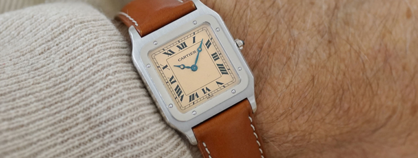 Cartier Santos-Dumont 90th Anniversary on the wrist