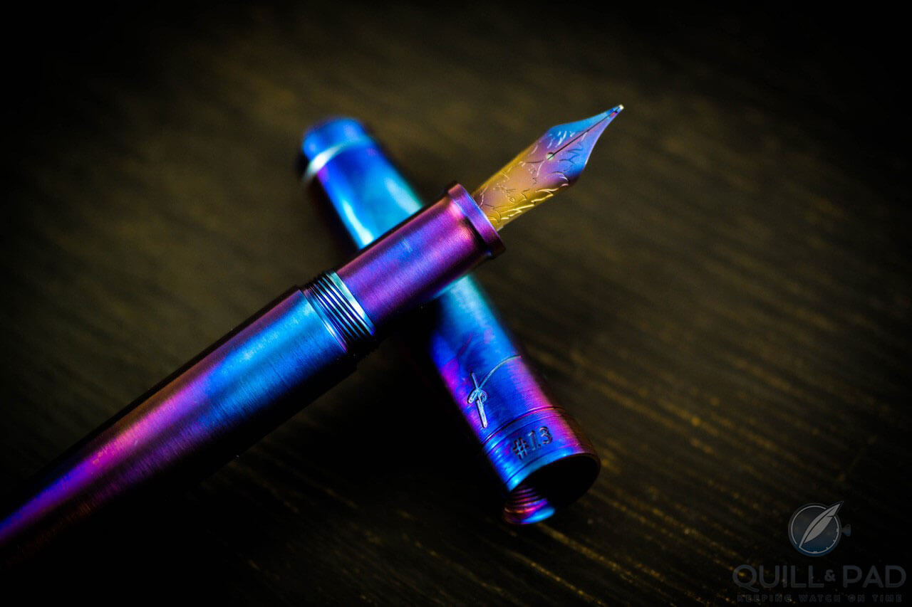 Grayson Tighe Rainbow Fire fountain pen