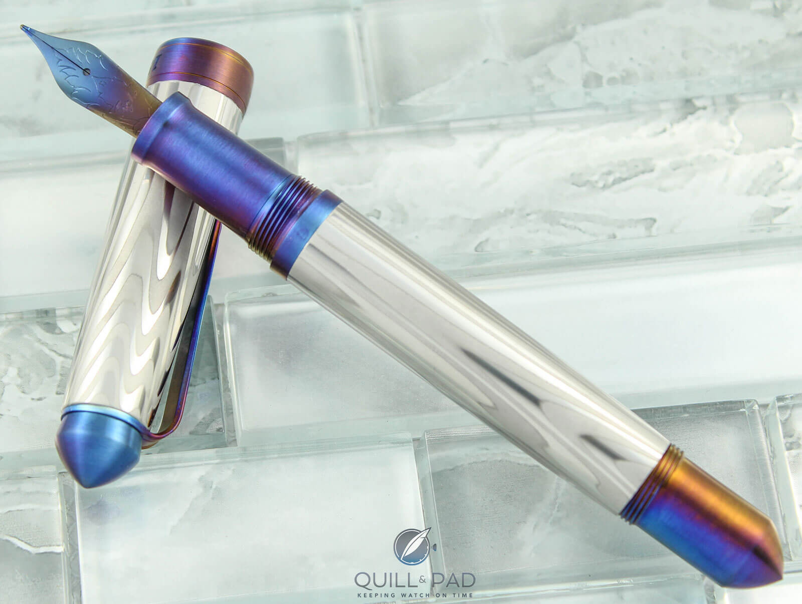 Grayson Tighe Ripple Fire fountain pen