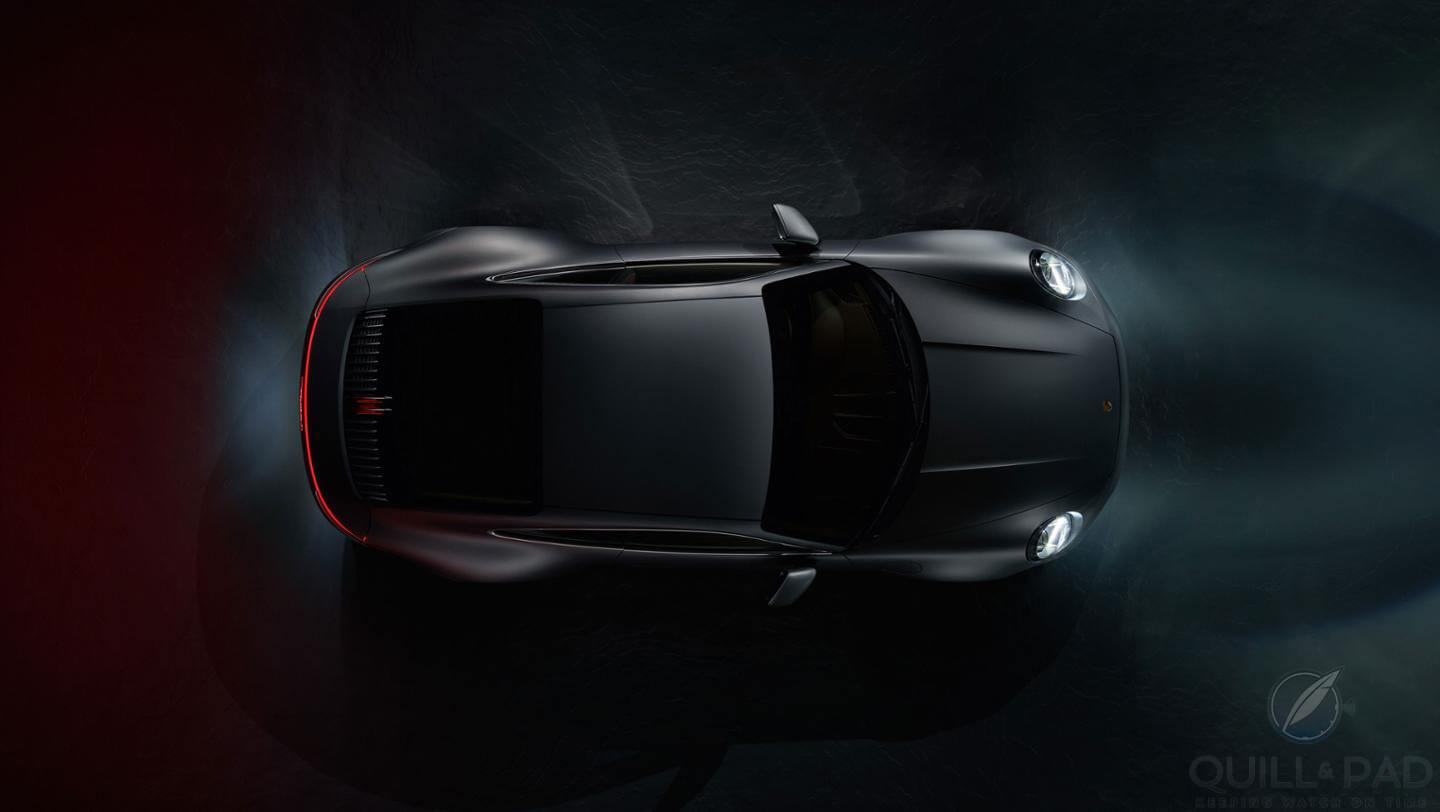 Porsche 911 992 top view
