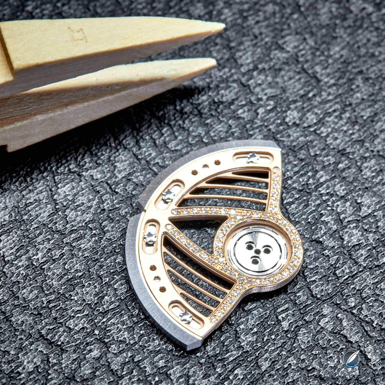 Variable geometry rotor of the Richard Mille RM 71-01 Tourbillon Talisman (photo courtesy Richard Mille/Jerome Bryon)(photo courtesy Richard Mille/Jerome Bryon)