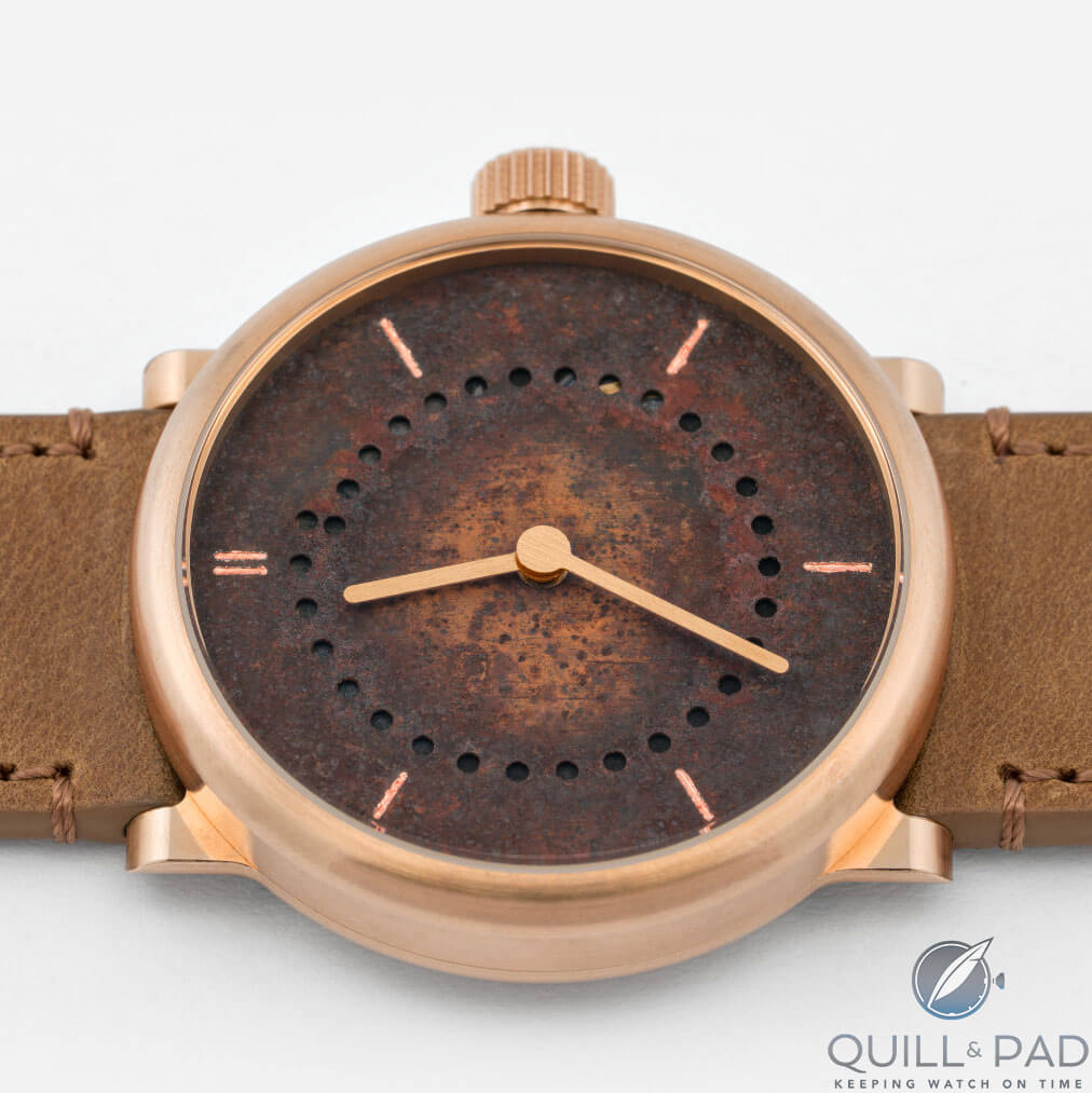 Ochs und Junior Date Watch Bronze Rust