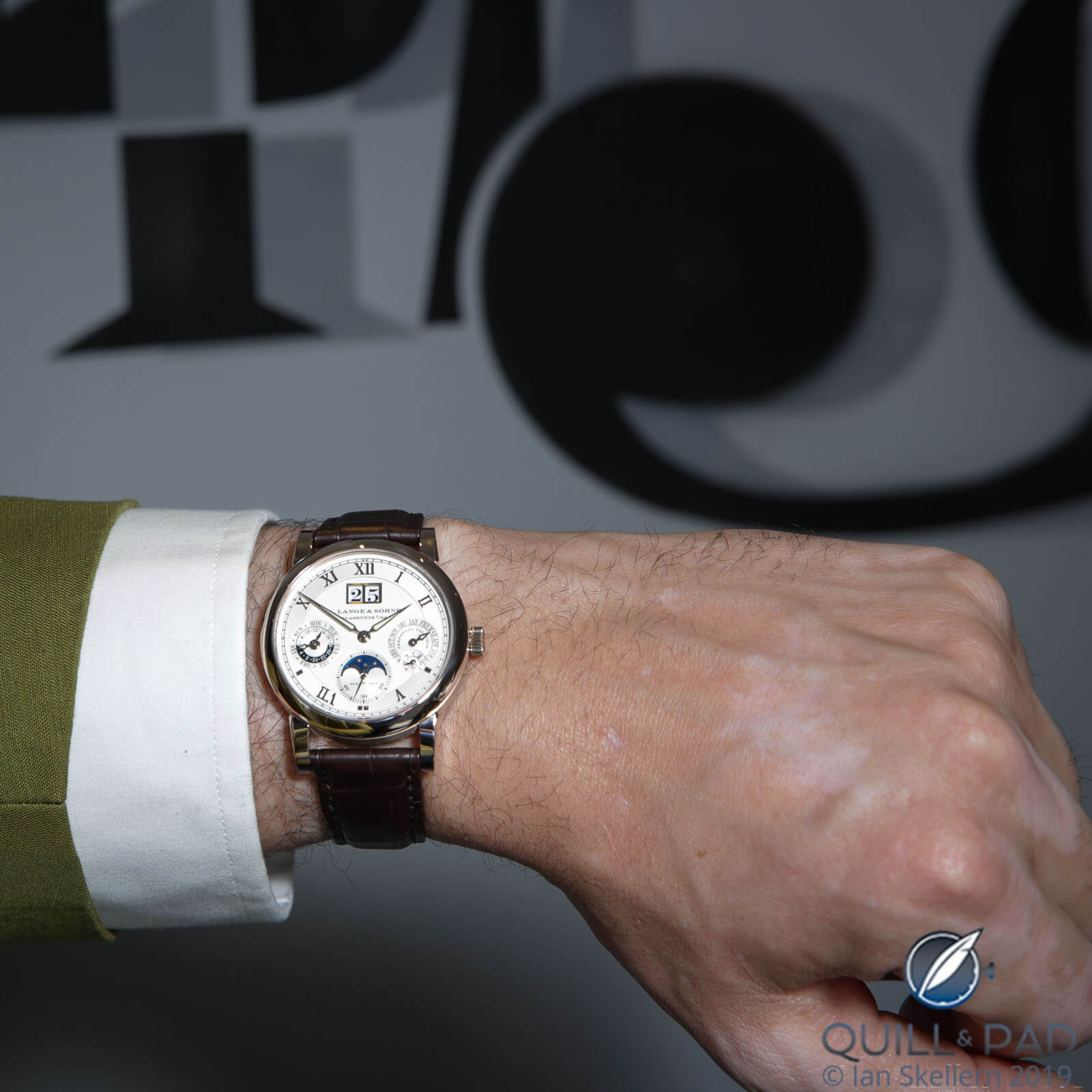 A. Lange & Söhne Saxonia Langematik Perpetual wristshott