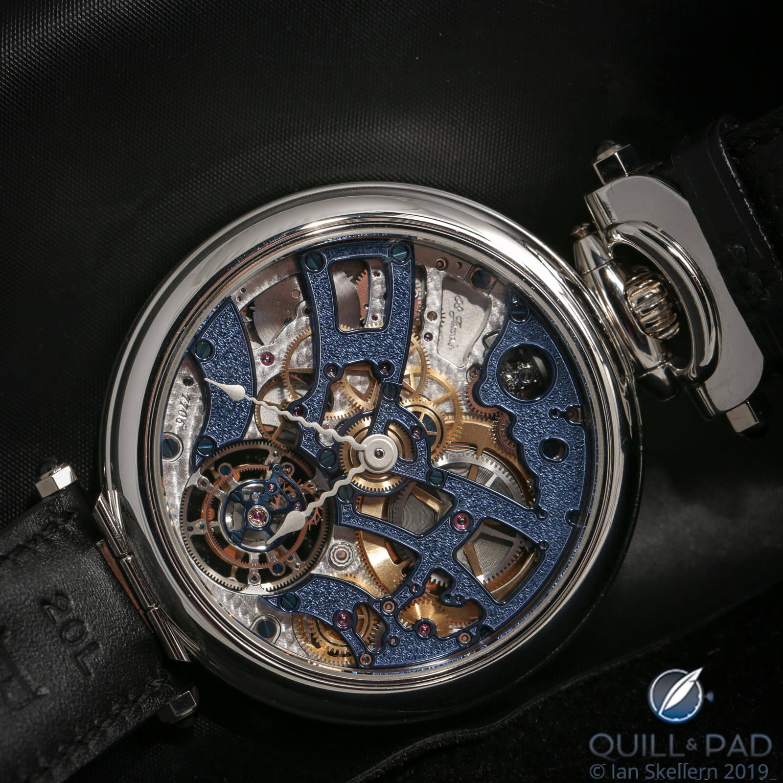 Reverse side of the Bovet Virtuoso IX