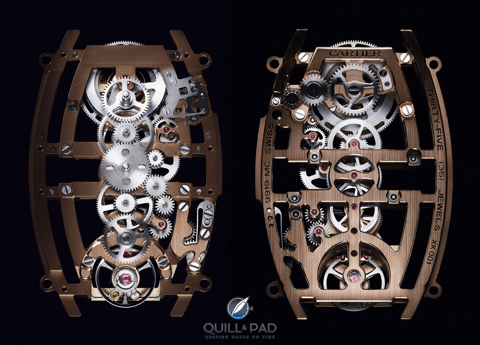 Cartier Caliber 9919 MC front and back