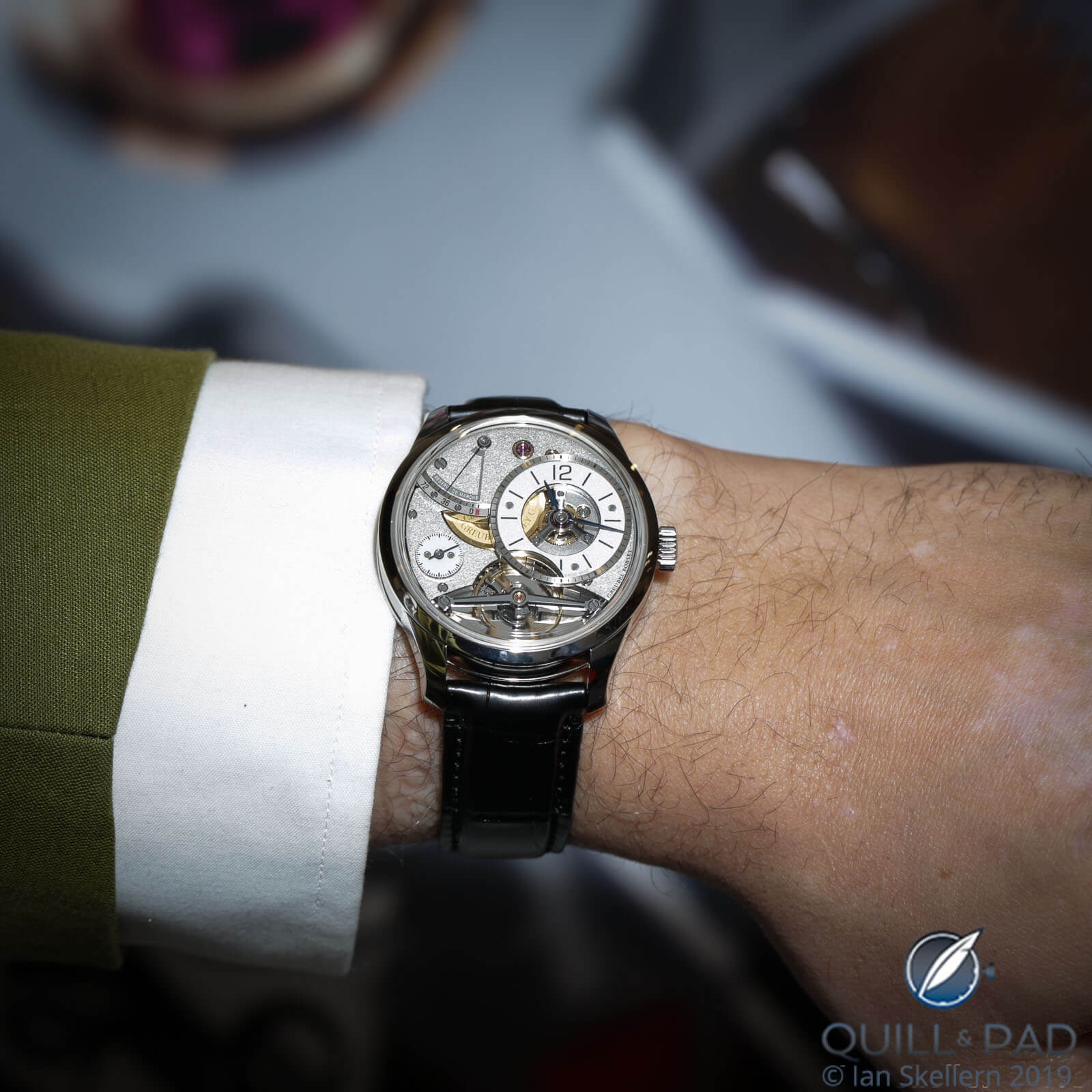 Greubel Forsey Balancier Contemporain wristshot