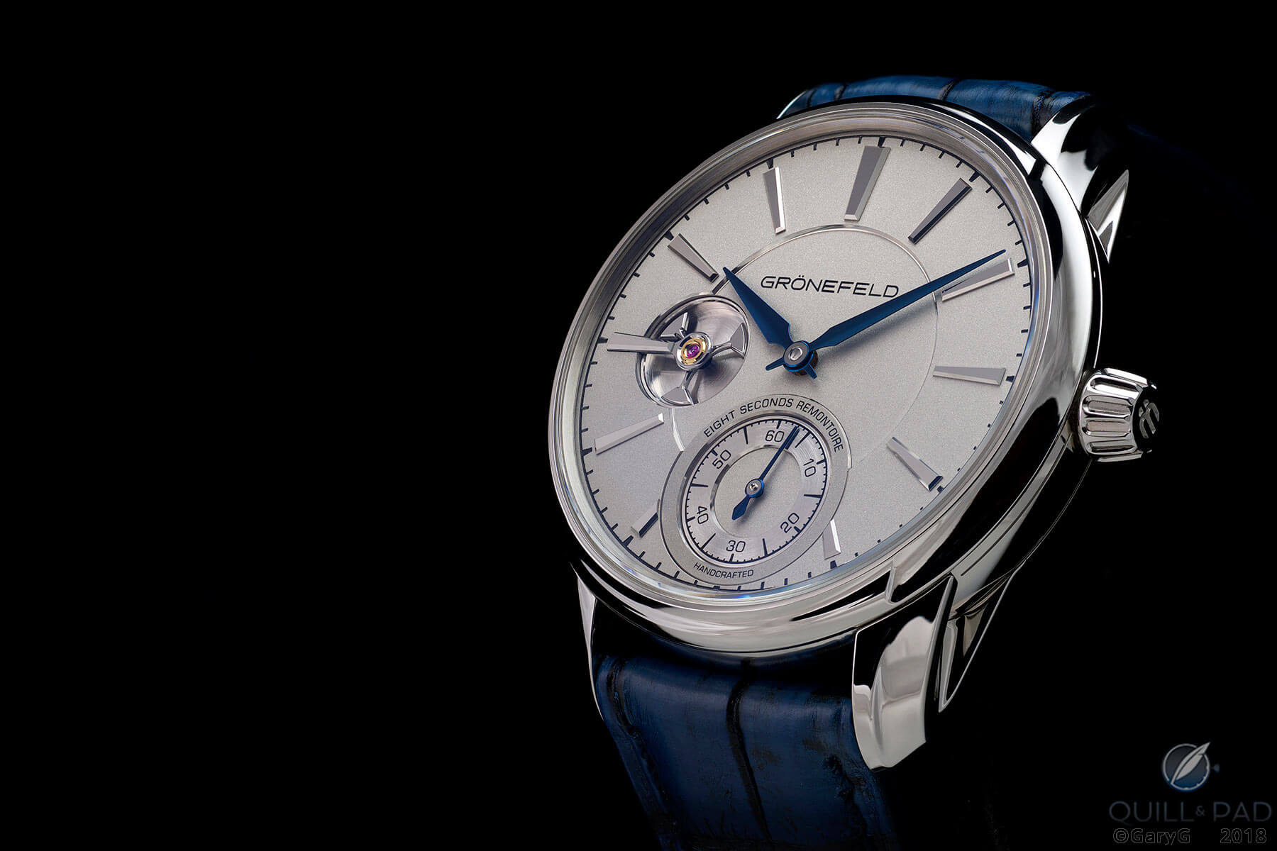 The Grönefeld 1941 Remontoire in stainless steel