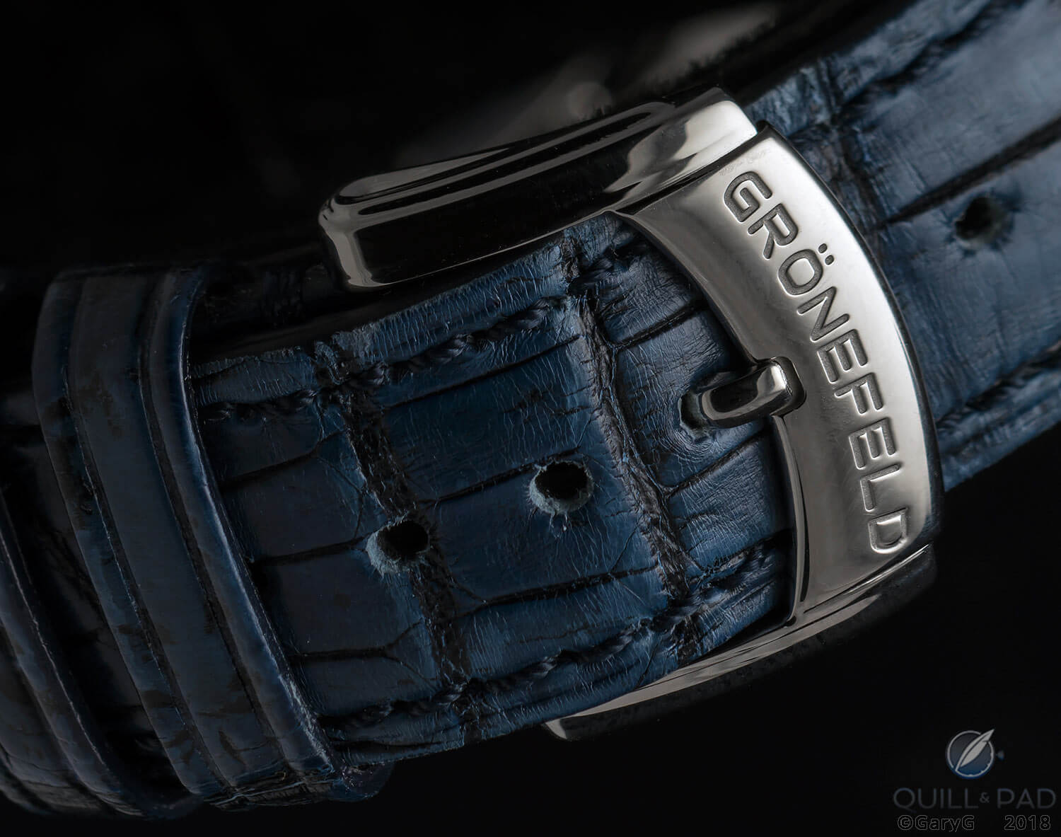 Buckle and strap, Grönefeld 1941 Remontoire