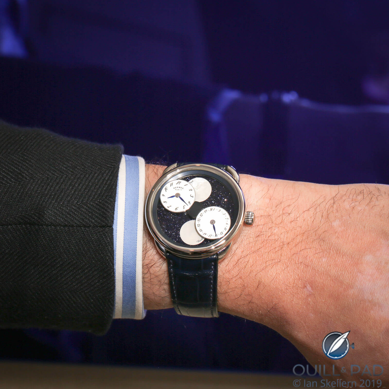 Hermès Arceau L'Heure de la Lune wristshot