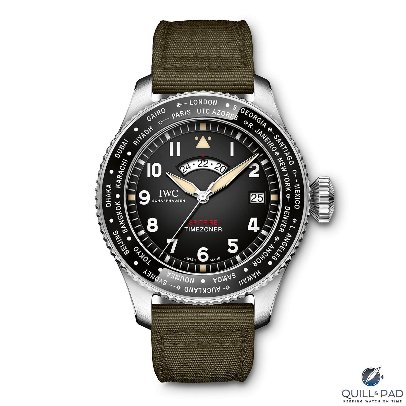 IWC Pilots Watch Double Chronograph Timezoner Spitfire The Longest Flight