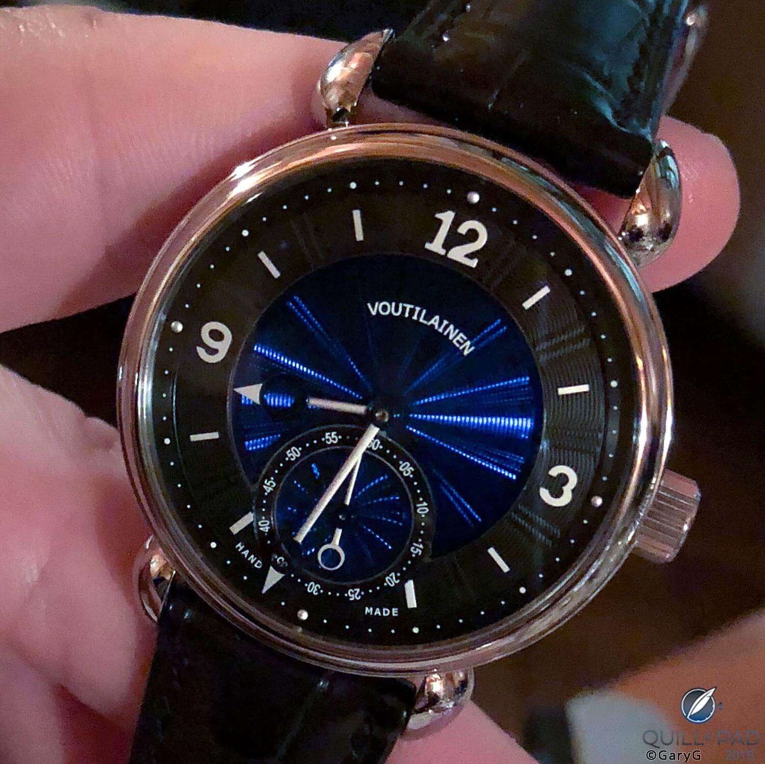 Kari Voutilainen Vingt-8 in polished titanium