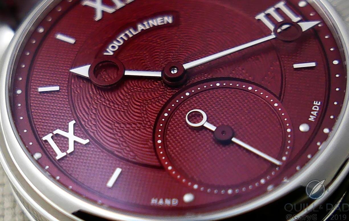 Parting shot: dial detail, Kari Voutilainen Vingt-8