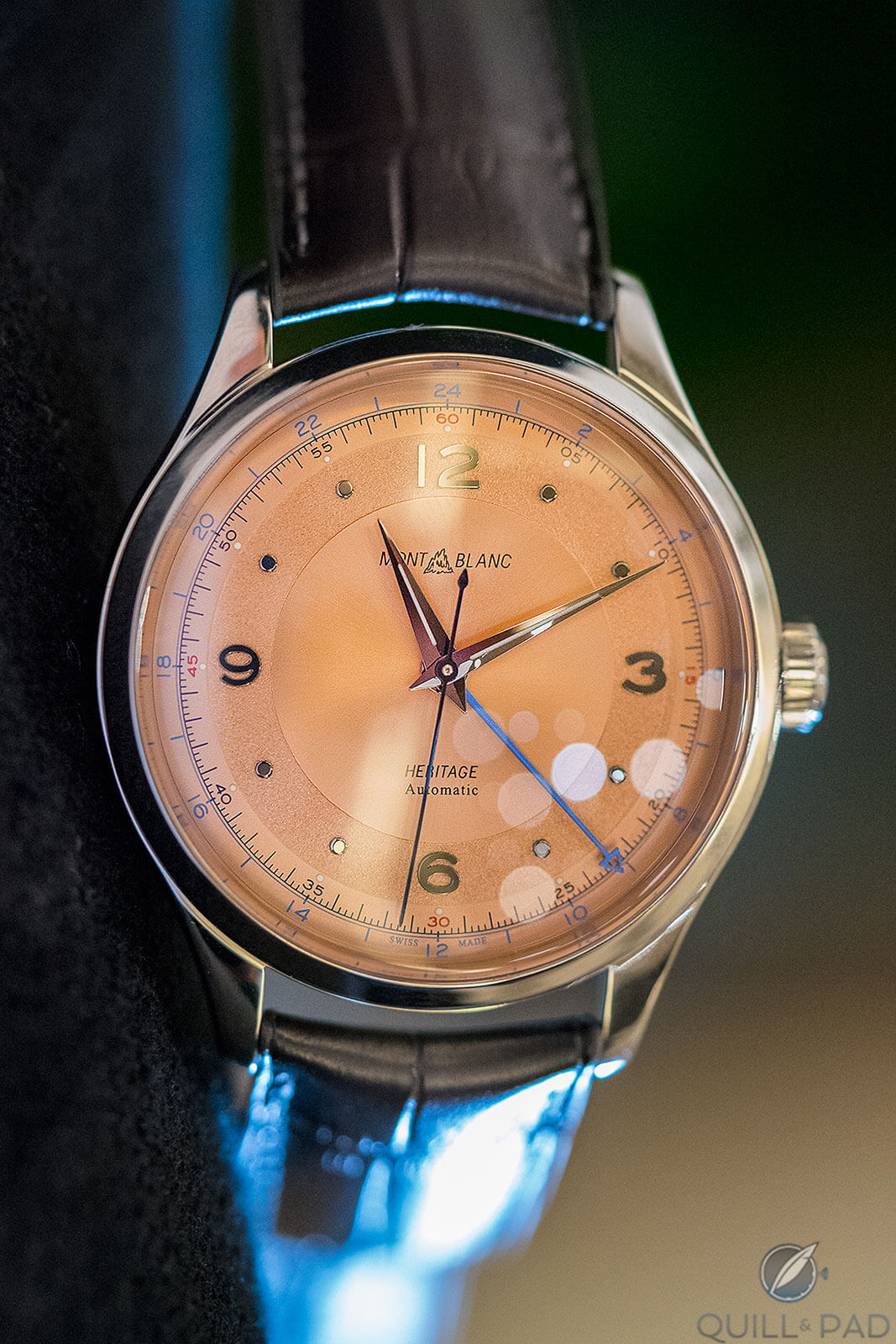 Montblanc Heritage Automatic GMT with salmon dial