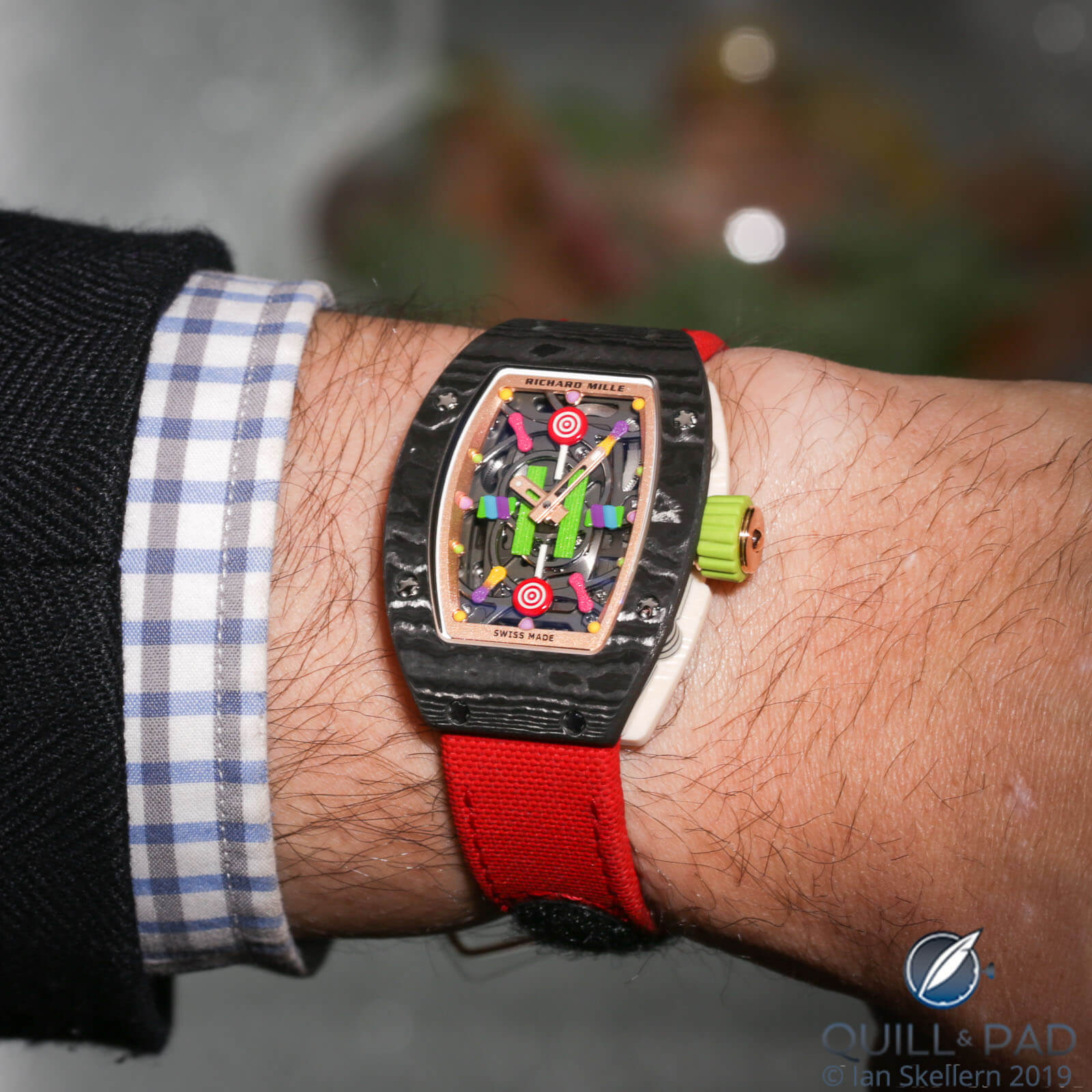 Richard Mille Bonbon on the wrist