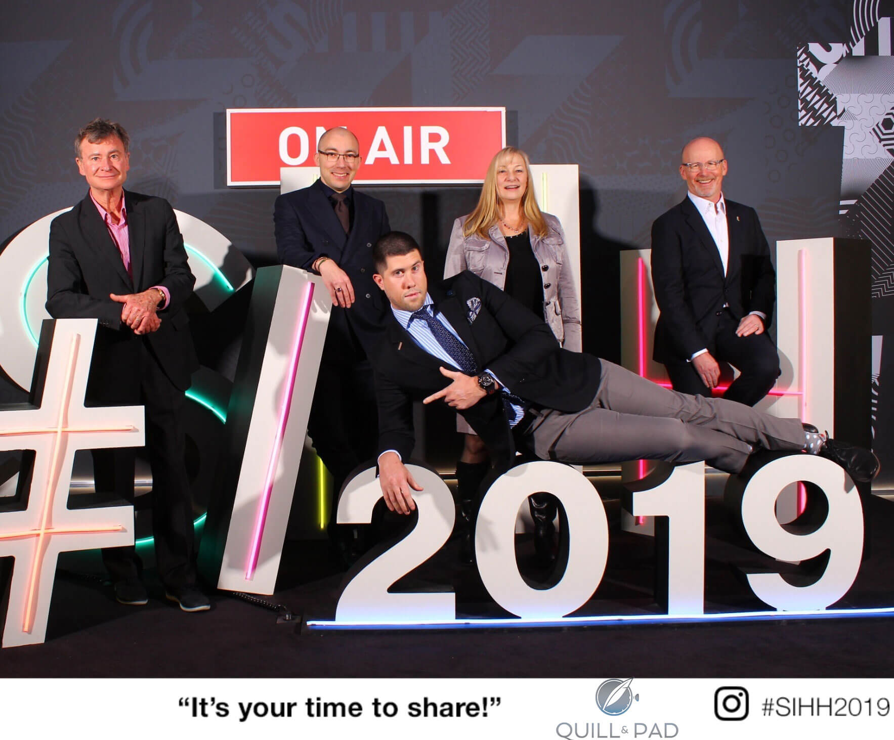 The Quill & Pad team at the 2019 SIHH