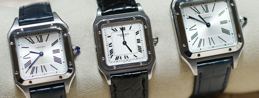 Cartier Santos-Dumont: two small and a large