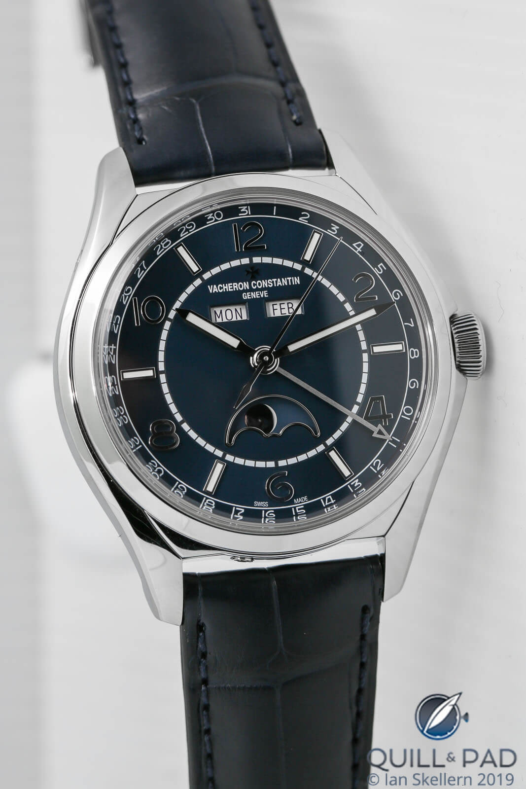 Vacheron Constantin FiftySix full calendar in blue