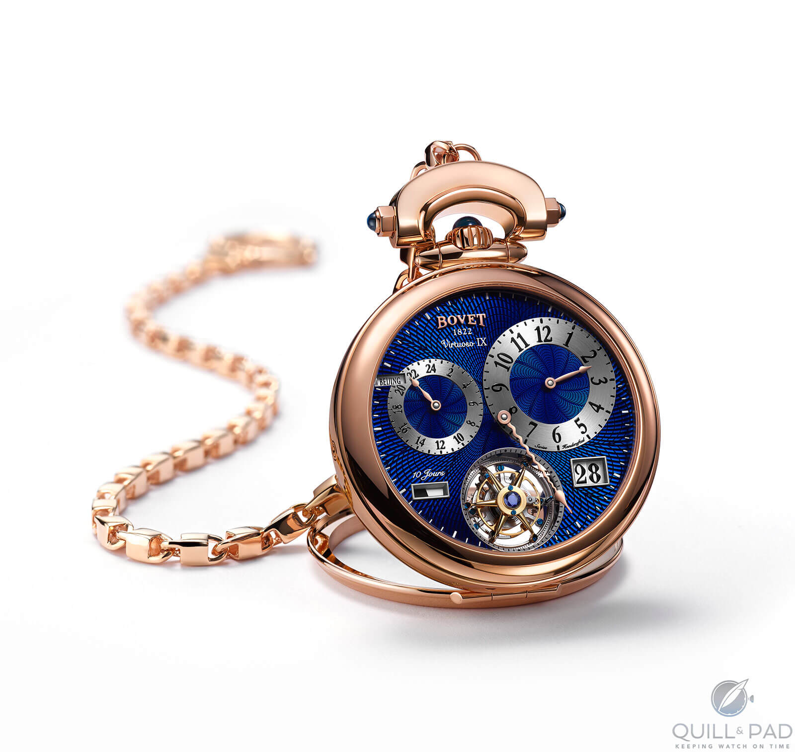 Bovet Virtuoso IX as pocket watch or desk clock