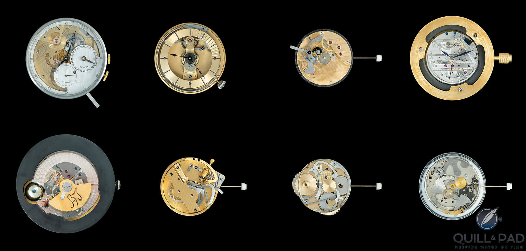 All 8 projects entered for the 2018 Walter Lange Watchmaking Excellence Award