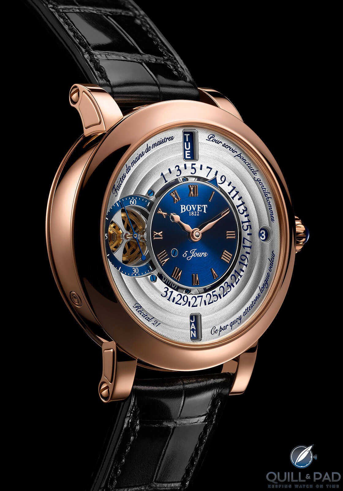 Bovet Récital 21 in red gold