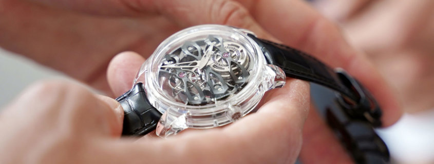 Girard Perregaux sapphire-cased Quasar