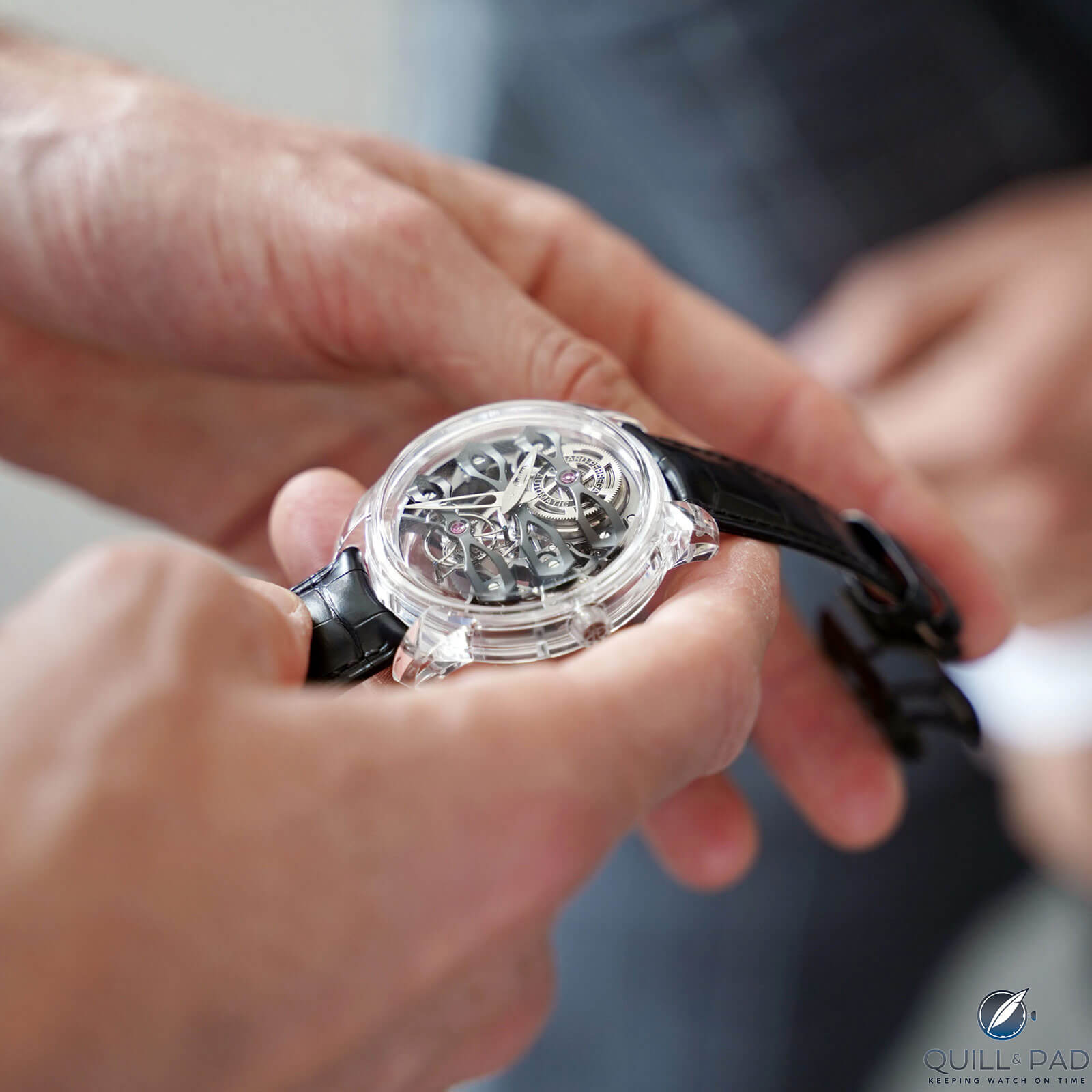 Girard Perregaux sapphire-cased Quasar