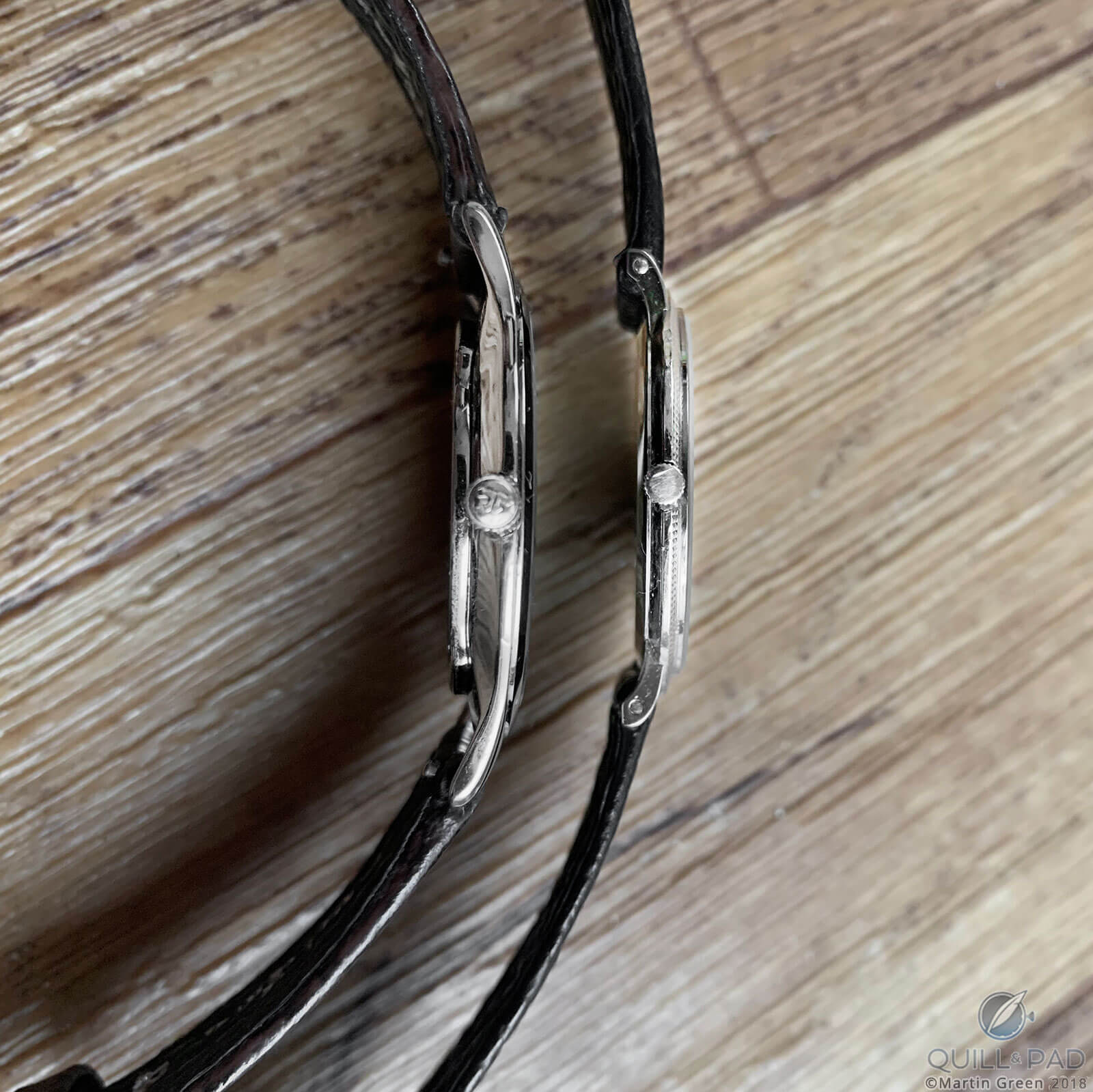 Jaeger-LeCoultre Master Ultra Thin (left) and Piaget Altiplano