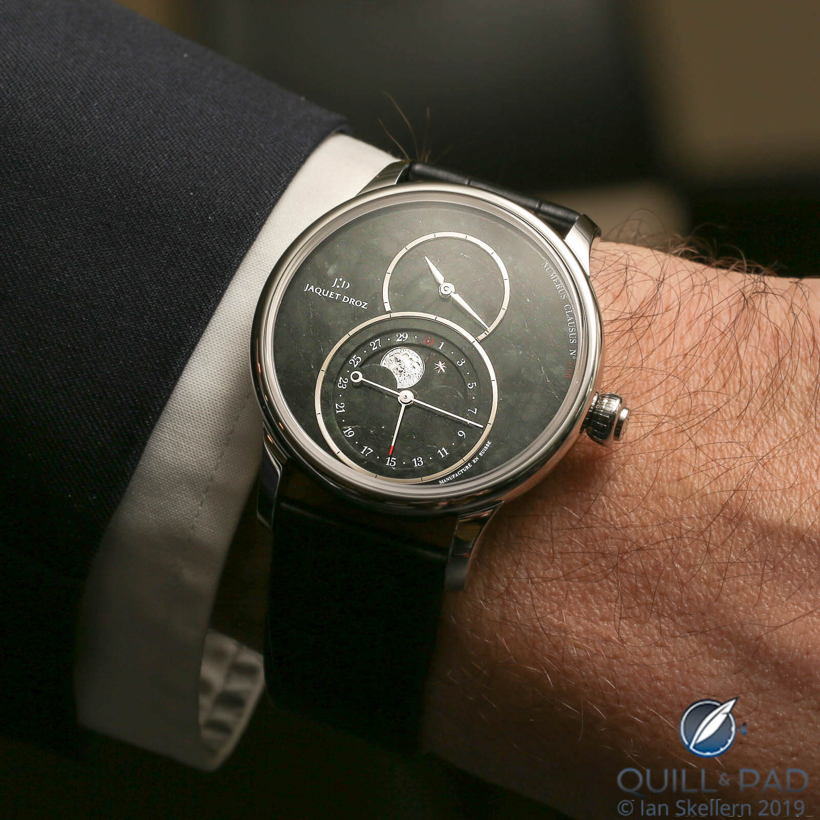 Jaquet Droz Grande Seconde Moon Serpentine wristshot