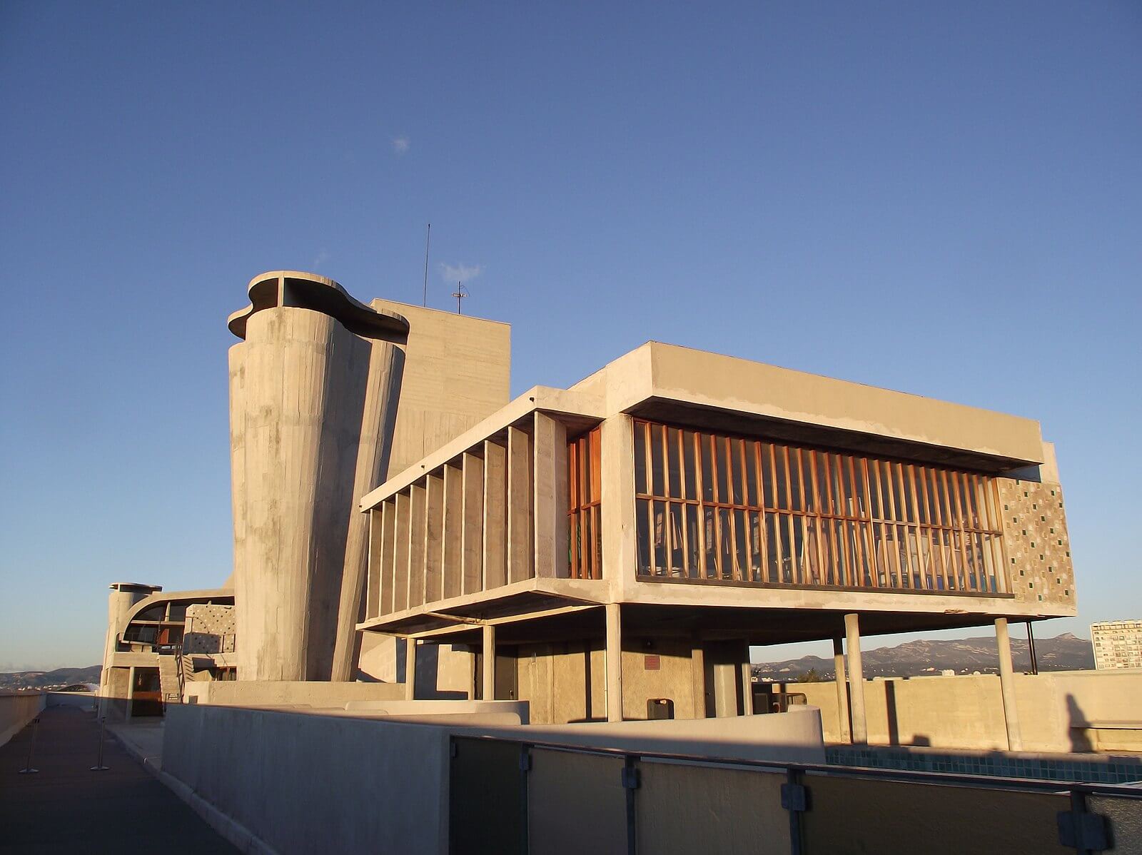 Cité Radieuse in Marseille, France (photo courtesy Fred Romero/Wikipedia