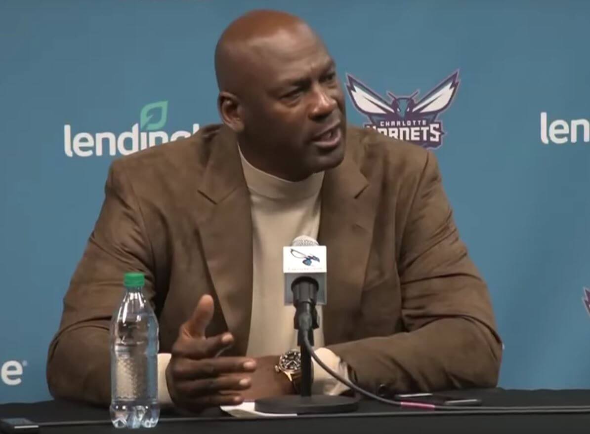 Michael Jordan wearing a IWC Big Pilot's Watch Annual Calendar Antoine de Saint Exupery