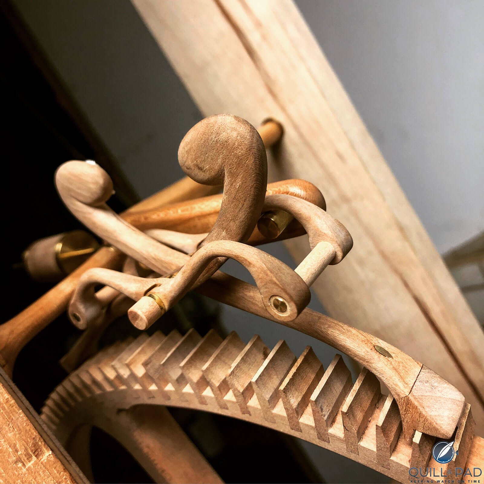 Rick Hale prototype grasshopper escapement