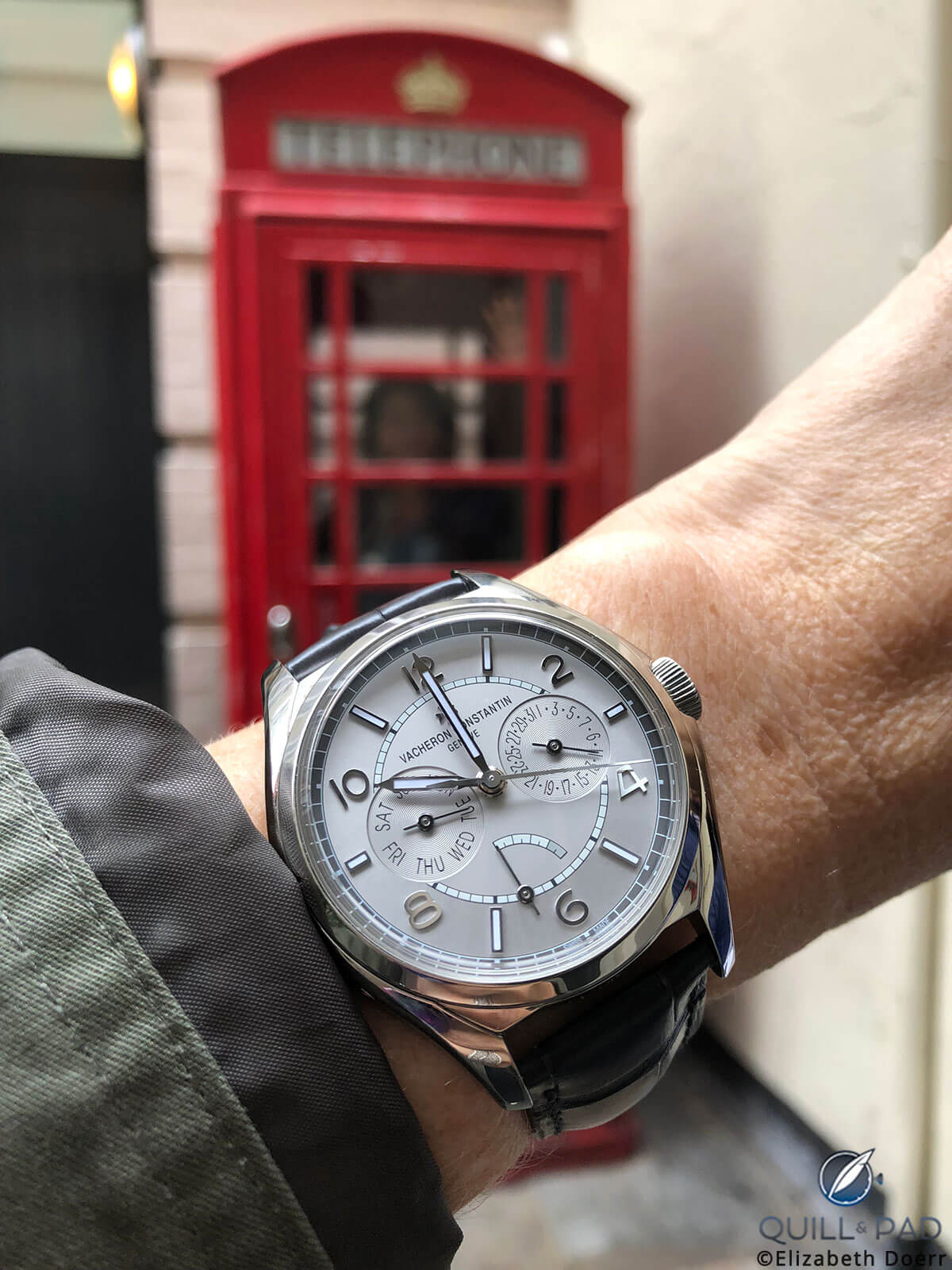 Vacheron Constantin FiftySix Complete Calendar on the wrist in London