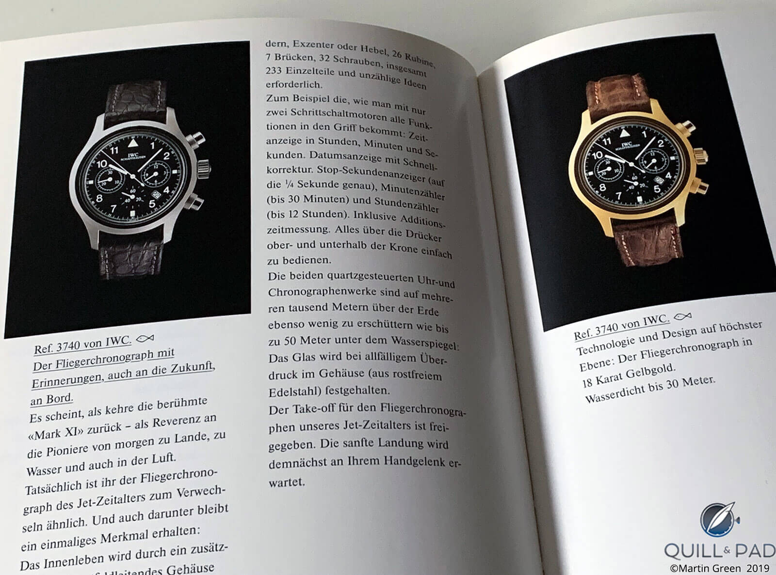 Only one Pilot's watch in the 1989 IWC catalog, though it was available in steel or gold