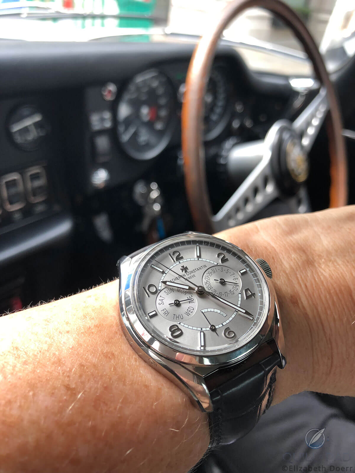 Vacheron Constantin FiftySix Complete Calendar hanging out with the author in London