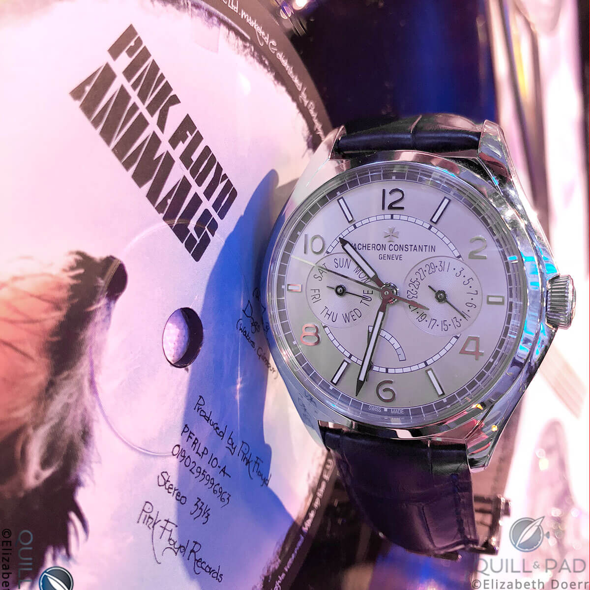 Vacheron Constantin’s FiftySix Complete Calendar enjoying the music at Abbey Road Studios