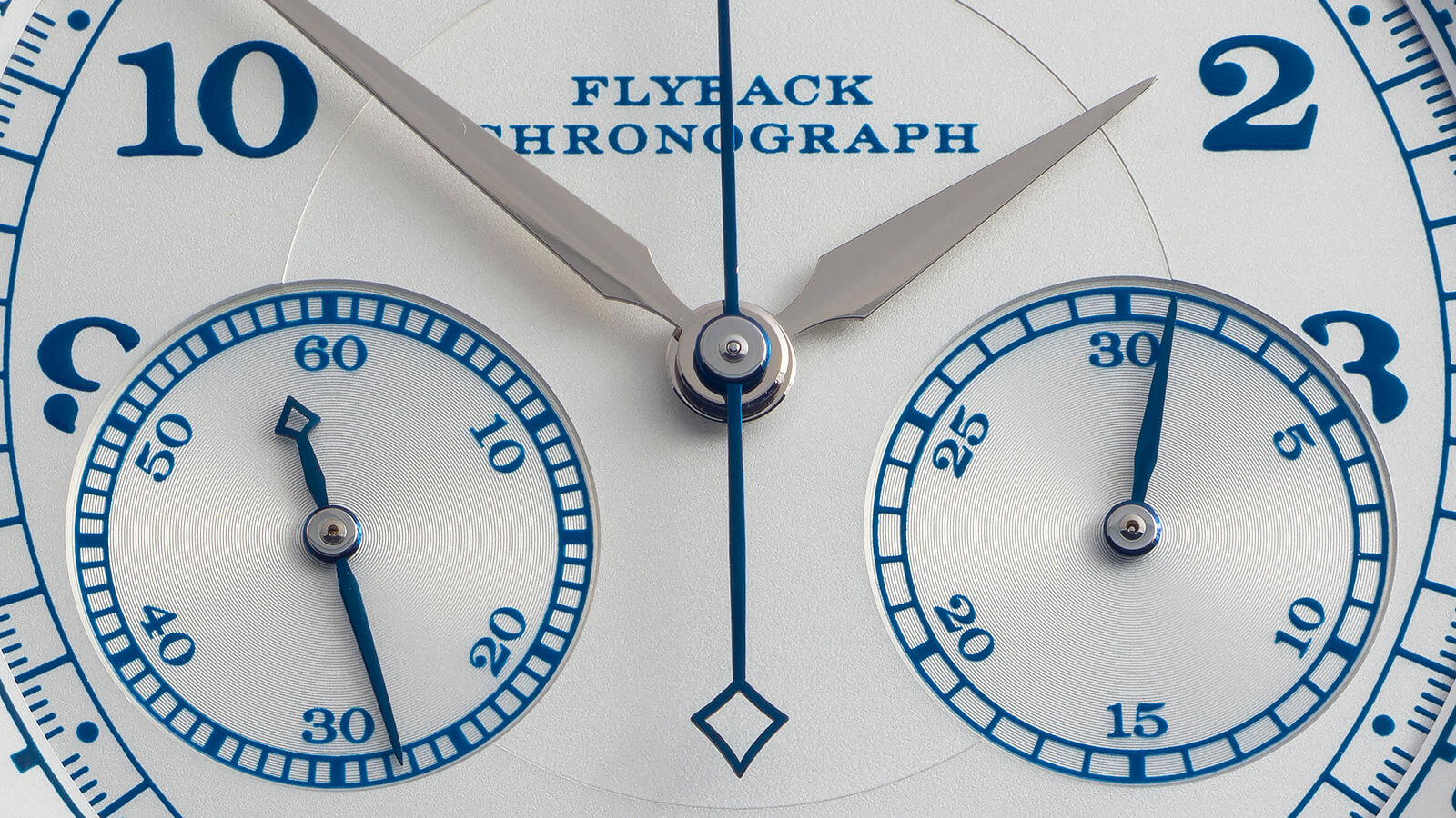 Closer, better: dial detail, A. Lange & Söhne 1815 Chronograph