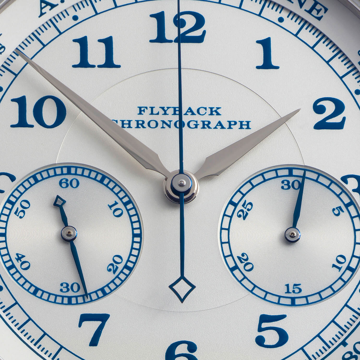 Pebbles and pearls: dial detail, A. Lange & Söhne 1815 Chronograph Boutique Edition