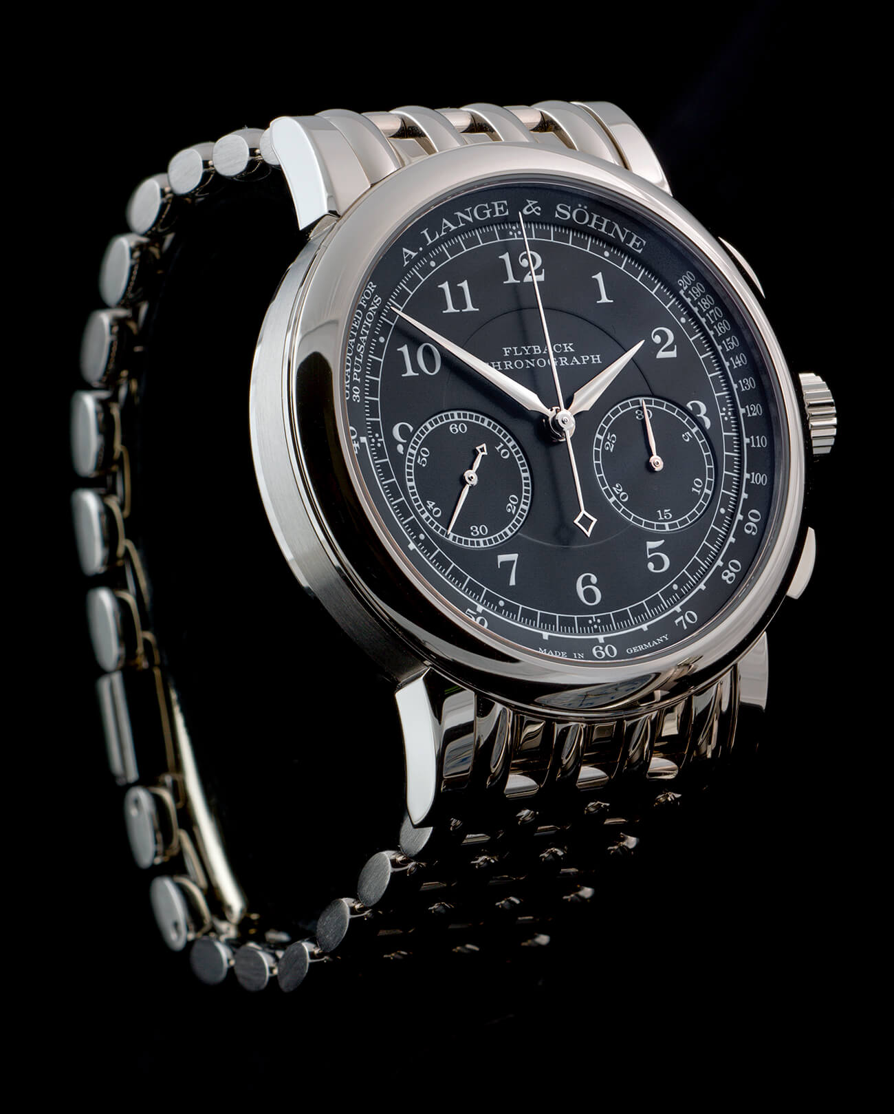 Real presence: A. Lange & Söhne 1815 Chronograph on bracelet