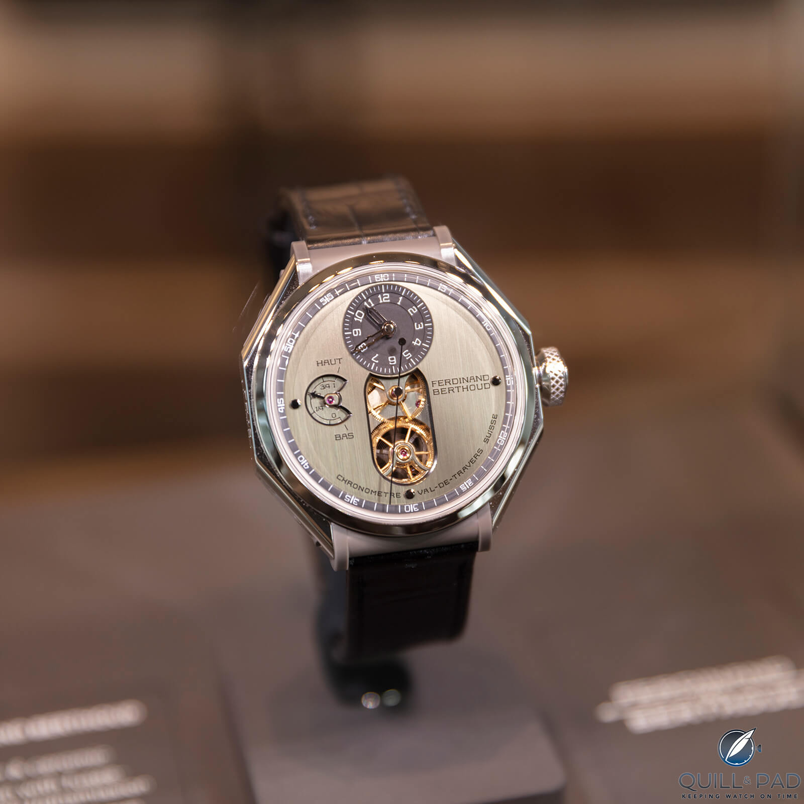 Ferdinand Berthoud Chronometre FB 1.2 at the Art in Time watch boutique in Monaco