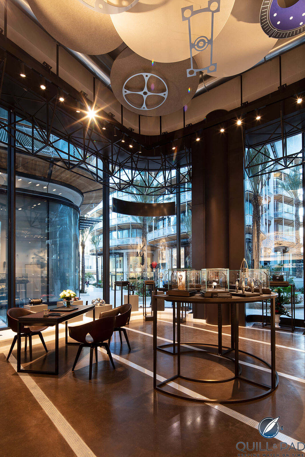 Inside the Art in Time watch boutique in Monaco