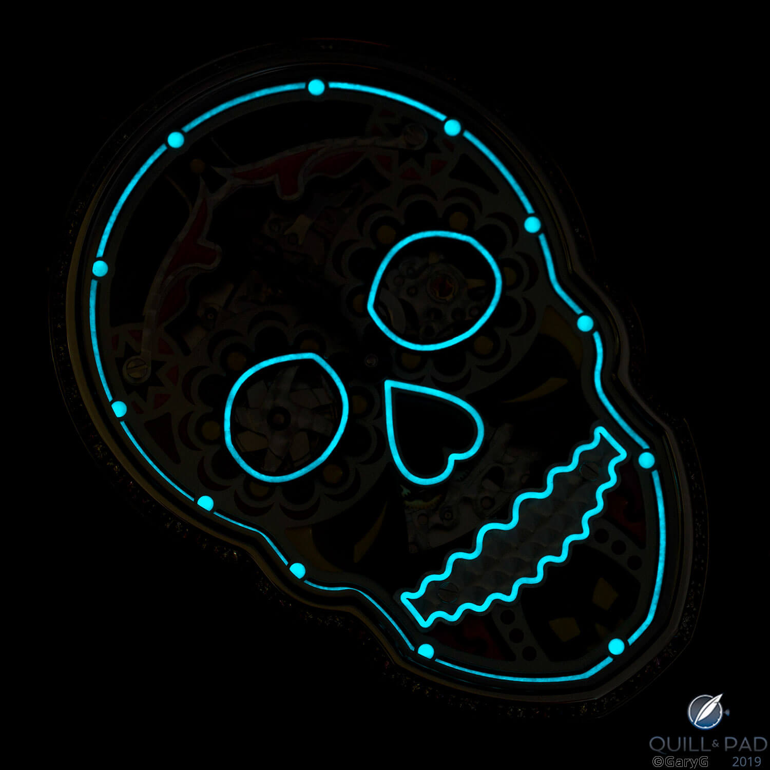 Say aah: luminous features, Fiona Krüger Petit Skull (Celebration) Eternity