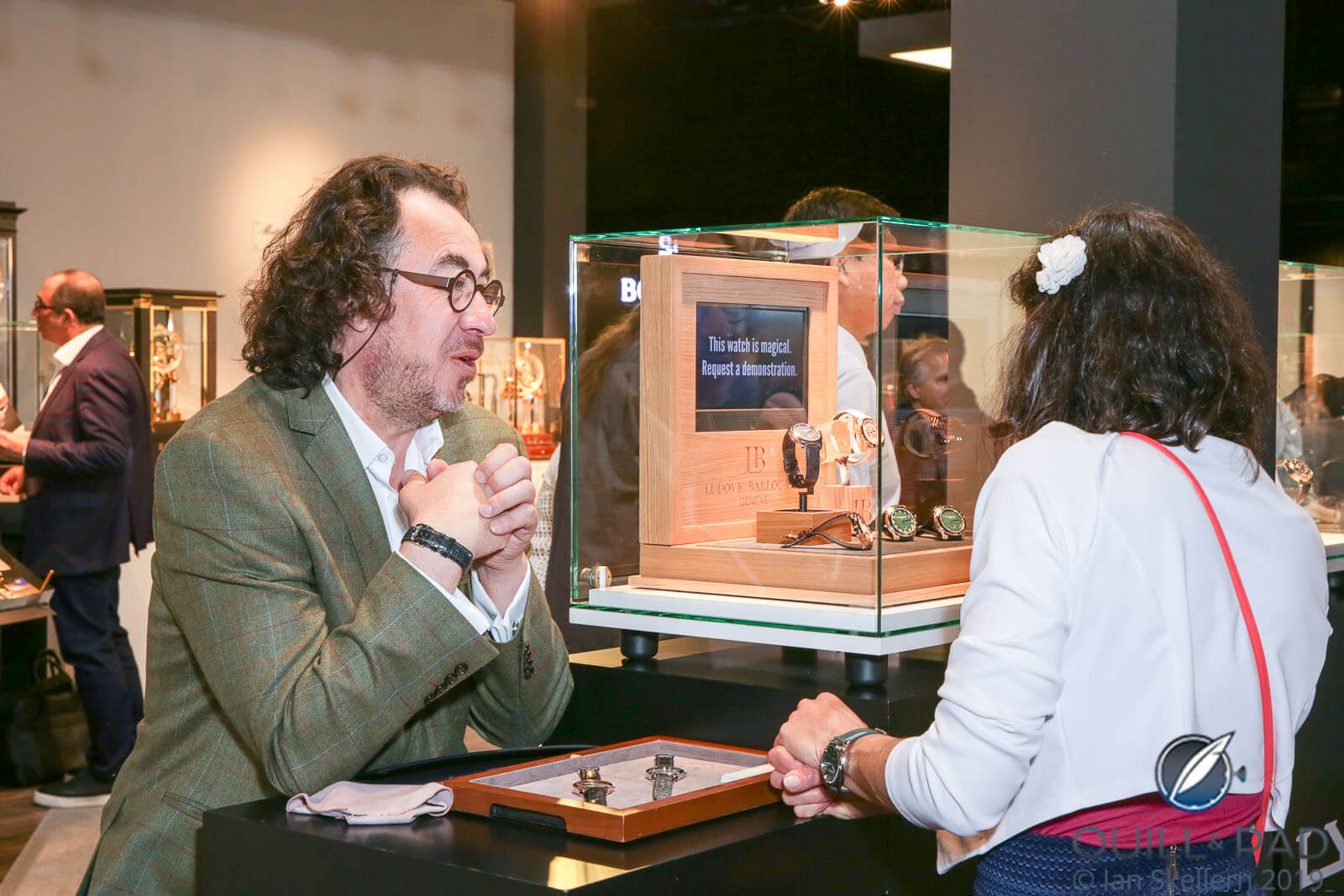 Ludovic Ballouard at the AHCI stand at Baselworld 2019