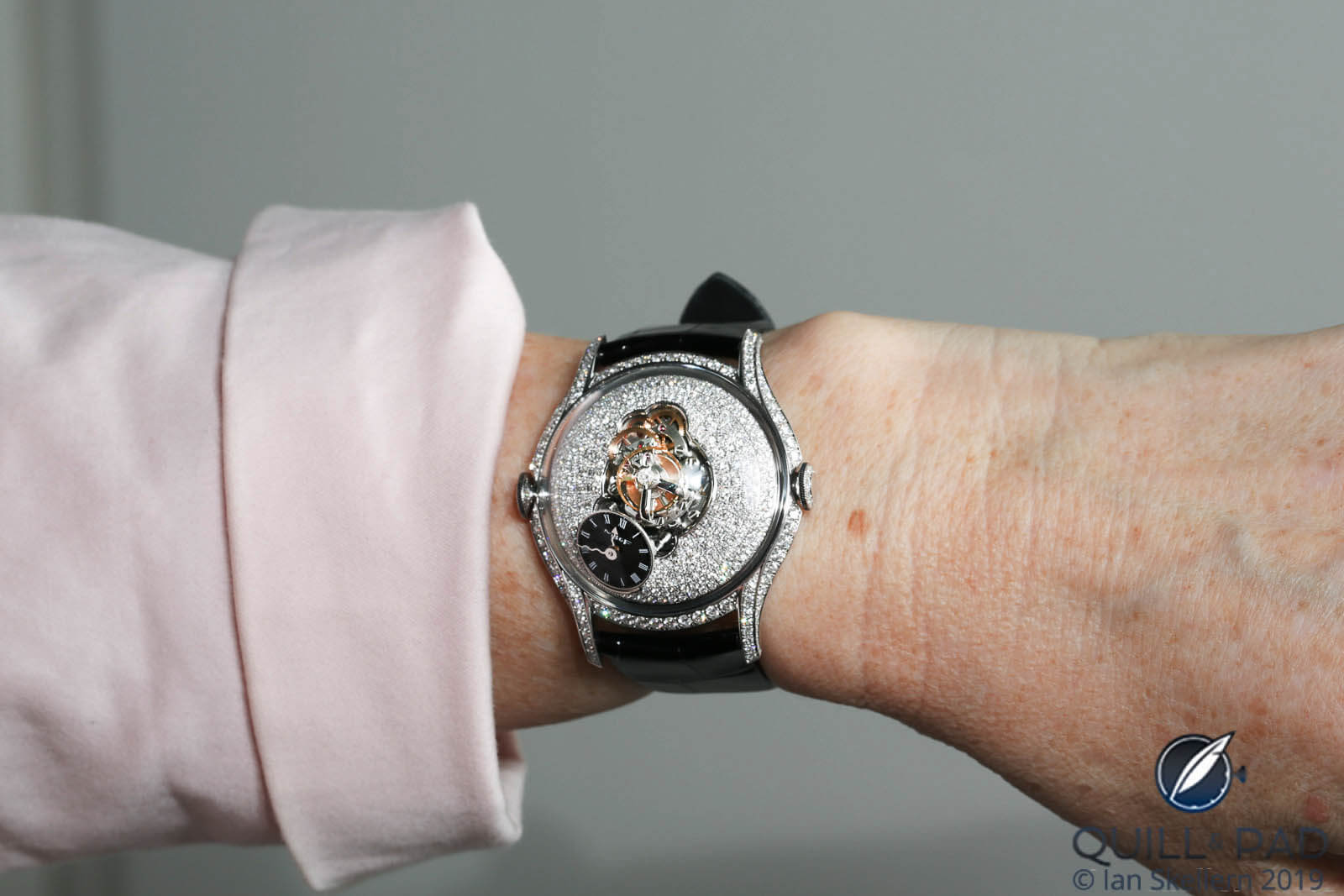 MB&F FlyingT on the wrist