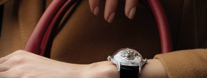 MB&F Legacy Machine FlyingT Baguette on the wrist
